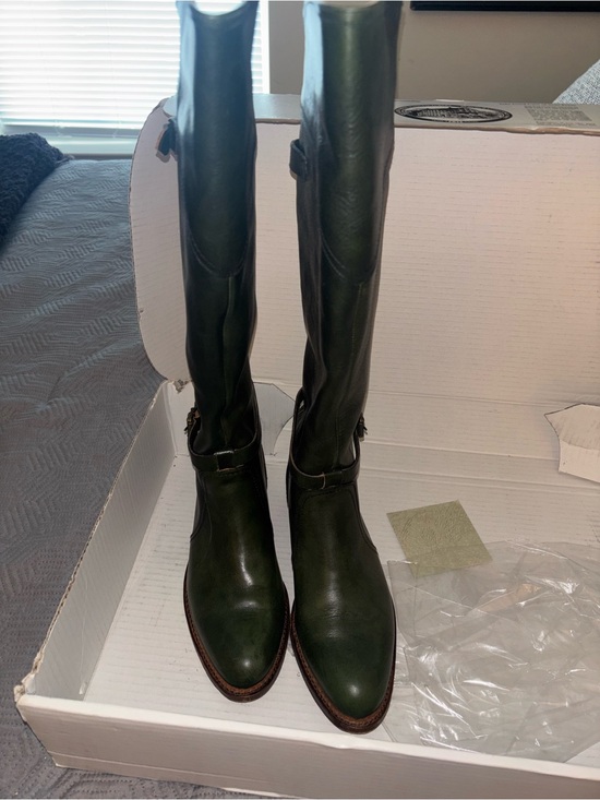 Frye Shoes - Women’s Tall Riding Boots in Hunter Green